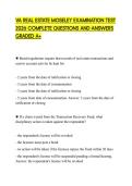 VA REAL ESTATE MOSELEY EXAMINATION TEST 2026 COMPLETE QUESTIONS AND ANSWERS GRADED A&plus;