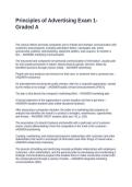 Principles of Advertising Exam 1-Graded A