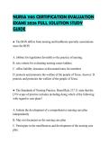 NURSA&lowbar;1105&lowbar;CERTIFICATION&lowbar;EVALUATION&lowbar;EXAMS&lowbar;2026&lowbar;FULL&lowbar;SOLUTION&lowbar;STUDY