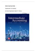 Test Bank & Solutions Manual for  Intermediate Accounting &lpar;11th Edition&rpar; by David Spiceland &vert; Chapters 1-21 &vert; ISBN - &vert; Chapters 1-21 &vert; ISBN 9781264134526 &vert; Comprehensive CPA-Style Practice Exams 2026&sol;2027