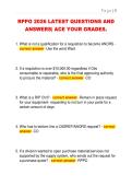 RPPO 2026 LATEST QUESTIONS AND  ANSWERS&vert; ACE YOUR GRADES&period;