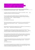 RNSG 2121 Leadership EAQ's Questions with Guaranteed Pass Solutions 2025-2026 Updated&period;