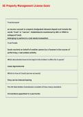 SC Property Management License Exam