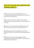WGU D199 TEST BANK 2026 QUESTIONS WITH ANSWERS GRADED A&plus;