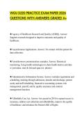 WGU D220 PRACTICE EXAM PAPER 2026 QUESTIONS WITH ANSWERS GRADED A&plus;