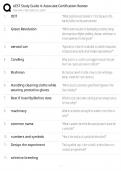 AEST Study Guide 4 &sol; AGRI 120 Exam Prep &sol; Associate Certification Review &sol; Score 100&percnt;