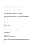 CPSI Practice Exam Questions and Answers With Verified Solutions 2025&sol;2026&period; All Exam Questions and Correct Answers &vert; Graded A&plus; &vert; 2025&sol;2026 Update&vert;