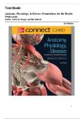 Test Bank for Anatomy&comma; Physiology&comma; & Disease&colon; Foundations for the Health Professions &ndash; 3rd Edition &lpar;Deborah Roiger&rpar; &vert;  Ch 1-16 Complete &vert; A&plus; Verified Answers &vert; A&P and Pathophysiology Exam Prep 2026&sol;2027