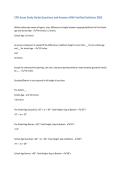 CPSI Exam Study Guide Questions and Answers With Verified Solutions 2025&sol;2026&period; All Exam Questions and Correct Answers &vert; Graded A&plus; &vert; 2025&sol;2026 Update&vert;