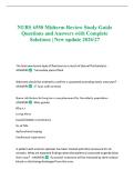 NURS 6550 Midterm Review Study Guide Questions and Answers with Complete Solutions &vert; New update 202627