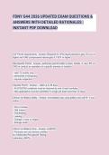 FDNY G44 2026 UPDATED EXAM QUESTIONS & ANSWERS WITH DETAILED RATIONALES &vert; INSTANT PDF DOWNLOAD