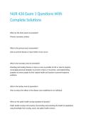 NUR 426 Exam 1 Questions With Complete Solutions&period;