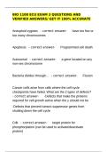 BIO 1100 ECU Exam 3 Questions & Verified Answers &vert; 100&percnt; Accurate