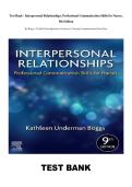 Test Bank for  Interpersonal Relationships & Professional Communication Skills for Nurses&comma; 9th Edition &ndash; By Arnold & Boggs &lpar;Complete Chapters&comma; Verified Answers&rpar;