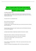 Exam 1 Study Guide POLS 3033 International Law&sol;Exam Question's with Accurate & Verified Answers&period; Latest Update