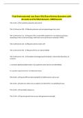 Final Environmental Law Exam GCU&sol;Exam Review Questions with Accurate and Verified Answers&period; 100&percnt;Success