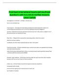 Final Exam-International Courts and Law&sol;Exam Question's with Accurate & Verified Answers&period; Latest Update