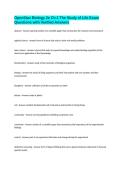 OpenStax Biology 2e Ch&period;1 The Study of Life Exam Questions with Verified Answers