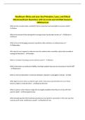 Healthcare Ethics and Law&colon; Key Principles&comma; Laws&comma; and Ethical Dilemmas&sol;Exam Questions with Accurate and Verified Answers&period; 100&percnt;Success