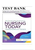 Nursing Today&colon; Transition and Trends 11th Edition &lpar;2026&sol;2027&rpar; &ndash; Zerwekh &ndash; Test Bank EBook PDF