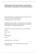 FUNDAMENTALS &lpar;PNUR 1100&rpar; MIDTERM &vert; 256 QUESTIONS AND ANSWERS &vert; 2026 UPDATE &vert; WITH COMPLETE SOLUTION&period;