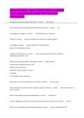 Blood bank Test 3 MLT-MLS UAMS Test Questions and All Correct Answers&period;