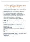 OSSF INSTALLER 2 EXAM WITH COMPLETE SOLUTIONS 100&percnt; VERIFIED 2026-2027&excl;&excl;