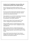 Newborn Care & Complications&colon; Assessment&comma; Risks&comma; and Nursing Priorities Questions With Complete Solutions