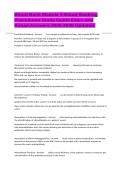 Blood Bank Module 3-Blood Banking Procedures Study Guide Exam and Actual Answers 2025-2026 Updated&period;