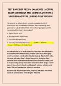 TEST BANK FOR REX-PN EXAM 2026 &vert; ACTUAL EXAM QUESTIONS AND CORRECT ANSWERS &vert; VERIFIED ANSWERS &vert; BRAND NEW VERSION