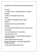 NUR3225 Exam 2 MSK Questions With Complete Solutions 