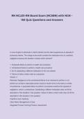 RN NCLEX-RN Board Exam &lpar;NCSBN&rpar; with NGN &ndash; 150 Quiz Questions and Answers