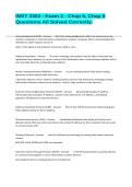 INSY 3303 - Exam 2 - Chap 5&comma; Chap 6 Questions All Solved Correctly&period;