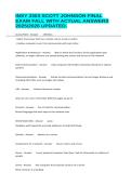INSY 3303 SCOTT JOHNSON FINAL EXAM FALL WITH ACTUAL ANSWERS 2025&sol;2026 UPDATED&period;