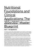 2026&sol;2027 NCLEX-RN&sol;PN Nutrition Master Blueprint&colon; Nutritional Foundations & Clinical Applications 