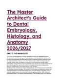 Ultimate 2026&sol;2027 Dental Embryology&comma; Histology & Anatomy Study Guide &vert; 55 Board Q&A & Mnemonics &lpar;Fehrenbach Companion&rpar;