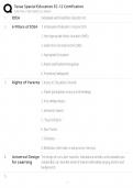 Texas Special Education EC-12 &sol; EDUC 330 Study Guide &sol; TExES Exam Prep &sol; Score 100&percnt;