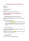 Apuntes medicina interna cardiovascular Harrison 
