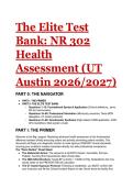 Elite NR 302 Health Assessment Test Bank &lpar;2026&sol;2027&rpar; &vert; Jarvis 9th Edition & Next-Gen NCLEX Prep