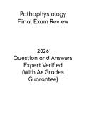 Pathophysiology Final Exam Review &vert; Comprehensive Study Guide PDF
