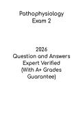 Pathophysiology Exam 2 &vert; Study Guide and Practice Questions PDF