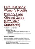 2026&sol;2027 Elite Test Bank&colon; Women&rsquo;s Health A Primary Care Clinical Guide &lpar;5th Edition&rpar; - Youngkin