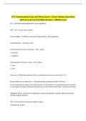 UTC Environmental Law and Policy Exam 1 &sol;Exam Review Questions with Accurate and Verified Answers&period; 100&percnt;Success