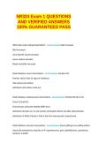 NR324 Exam 1 QUESTIONS AND VERIFIED ANSWERS 100- GUARANTEED PASS