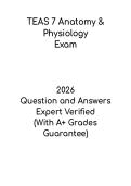 TEAS 7 Anatomy & Physiology &vert; Science Study Guide and Practice PDF
