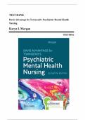 Test Bank For Townsend Psychiatric Mental Health Nursing 11th Edition By Morgan