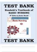 Basic Nursing &lpar;12th Edition&rpar; &ndash; Rosdahl &ndash; Practical Nursing Fundamentals and Clinical Care Test Bank Questions