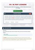 301- NC Post Licensing 55&plus; &lpar;Fully Updated 2026&rpar; Exam Questions &plus; Verified & Rationalized Answers   A&plus; Graded