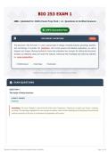 Bio 253 exam 1 130&plus; &lpar;Updated for 2026&rpar; Exam Prep Pack   A&plus; Questions & Verified Answers