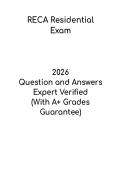 RECA Residential Exam &vert; Real Estate Study Guide and Practice PDF